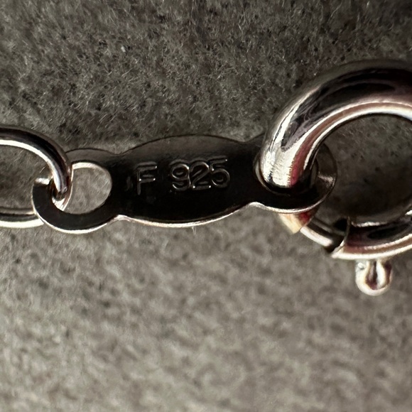 Timeless Diamond & Sterling Silver  Infinity Pendant Necklace by Yes,Please! - Picture 4 of 9